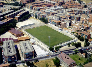 Vista del antiguo campo de futbol